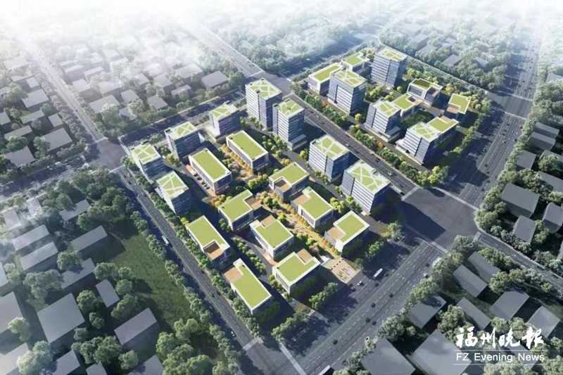 联东u谷·福州盈合智慧园一期主体完工