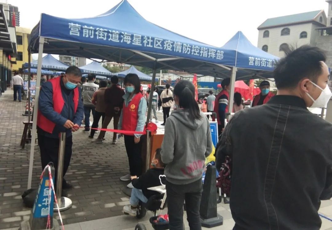 福州新区党员志愿者积极下沉“疫”线 助力社区疫情防控