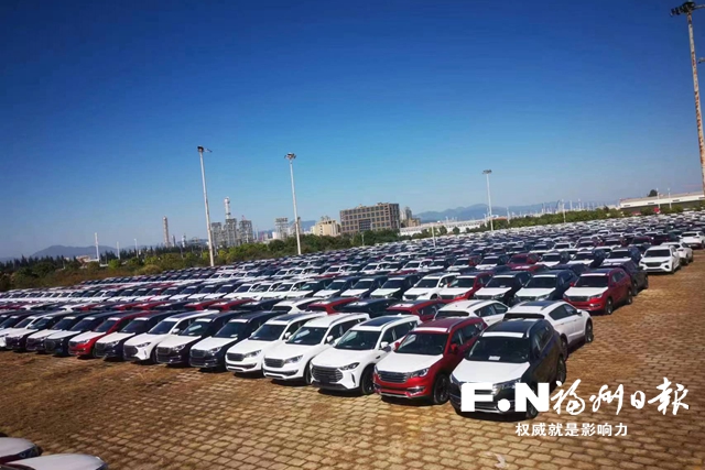 福州保税港区迎来6000多辆待出口汽车