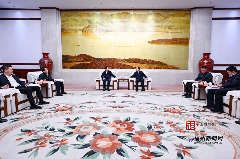 林宝金与崔永辉一行座谈交流