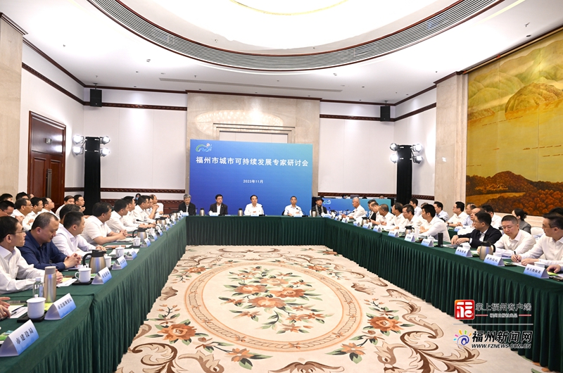 福州市城市可持续发展专家研讨会召开