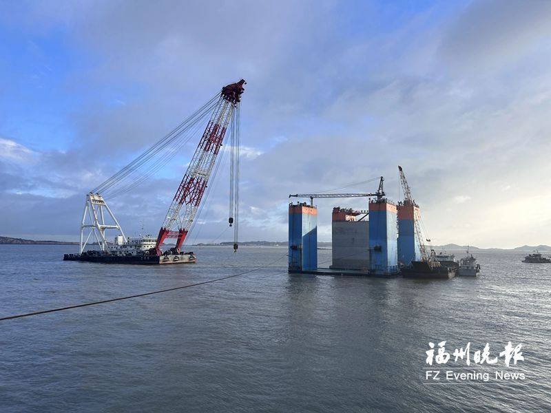 福州港松下港区5万吨级泊位进入主体施工