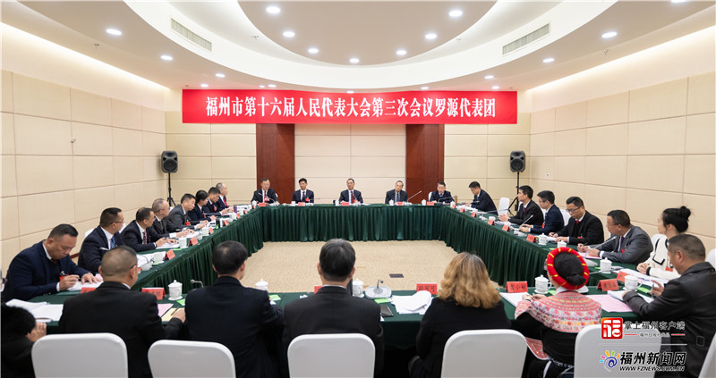 吴贤德参加市十六届人大三次会议罗源代表团审议