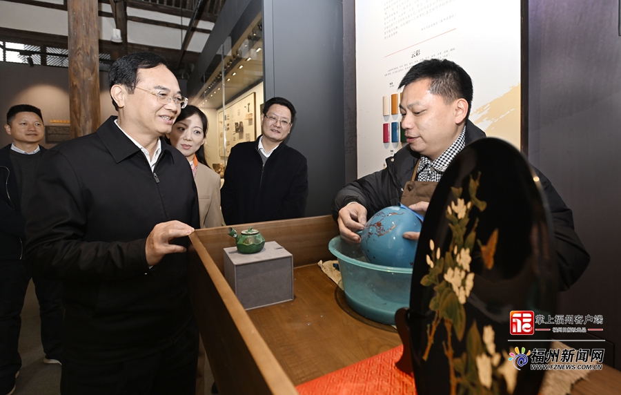 ​林宝金调研闽剧等传统技艺