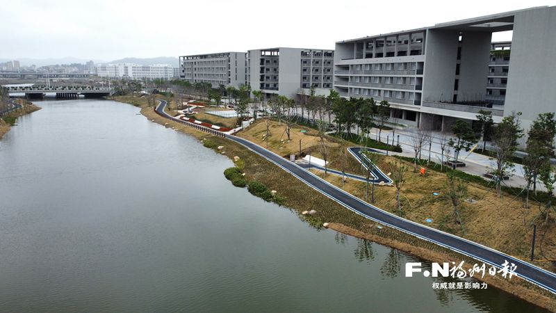 天津大学福州国际校区生态廊道竣工