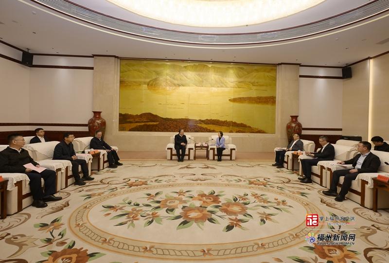 郭宁宁与交通运输部副部长付绪银一行座谈交流