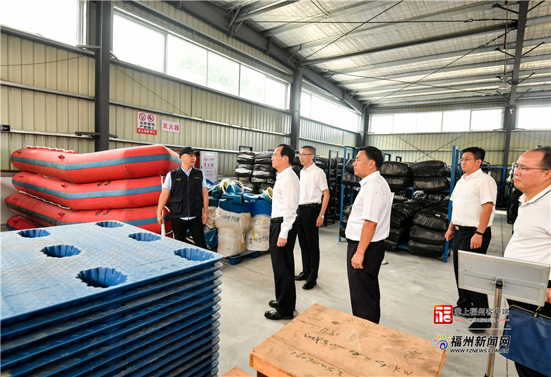 林宝金检查部署第5号台风“杜苏芮”防御工作