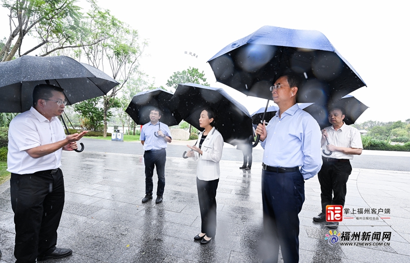 郭宁宁吴贤德赴晋安区调研