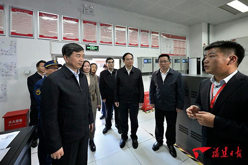 周祖翼在福州检查安全生产工作