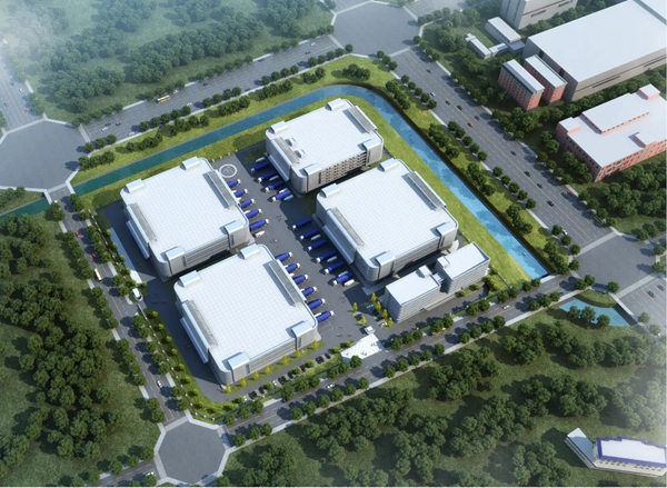 榕发滨海应急仓储基地应急冷链库主体结构封顶
