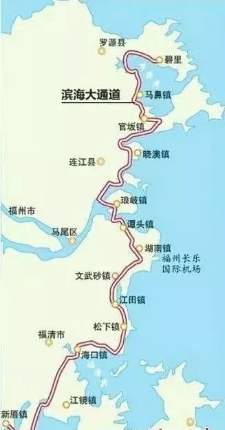 即将全线通车！​滨海大通道福清段一期主体工程完工