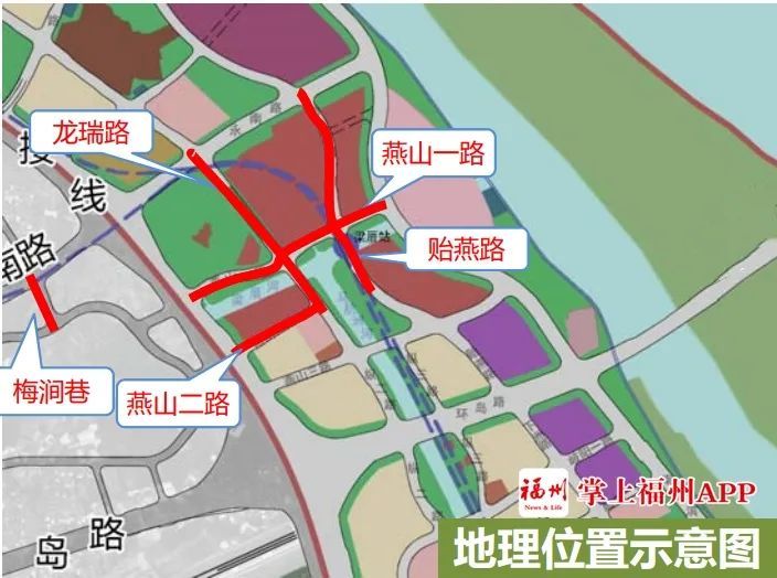 梁厝南片区4条新路贯通 织成三江口片区首片路网