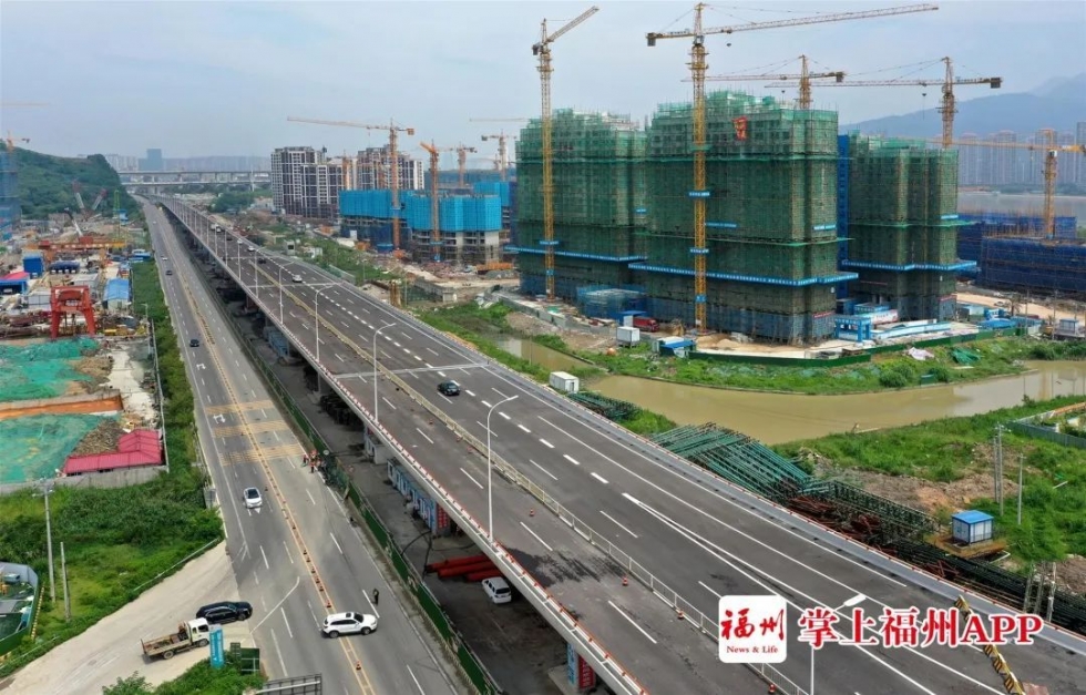 梁厝南片区4条新路贯通 织成三江口片区首片路网