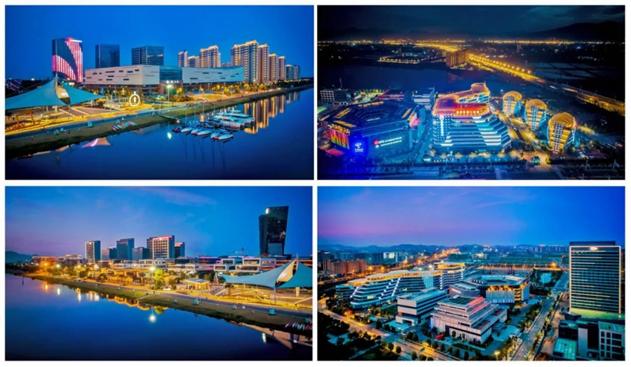 你见过吗？滨海新城多彩的夜……