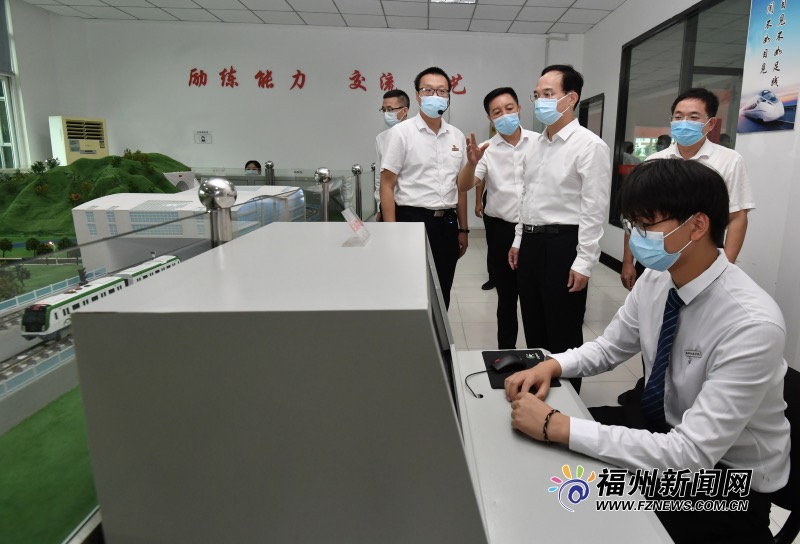 林宝金在福州职业技术学院调研宣讲