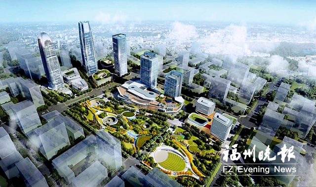 福州滨海新城cbd超大综合体加快建设