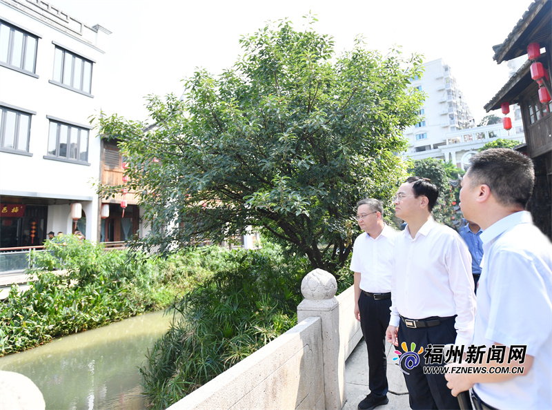 林宝金带队巡河并调研“两江四岸”闽江核心段