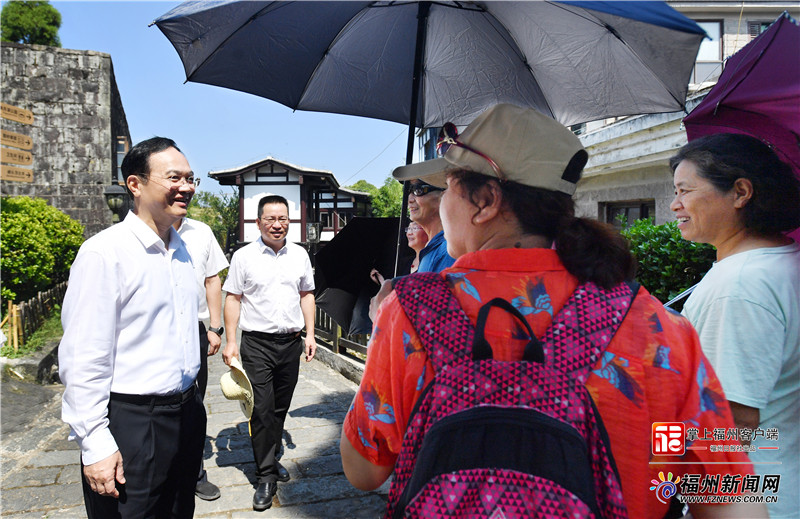 林宝金在鼓岭调研
