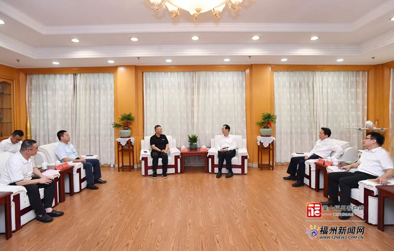 林宝金与神州数码集团董事长郭为座谈交流