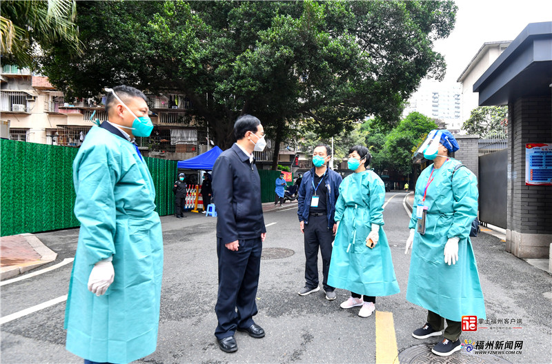 林宝金在城区检查指导疫情防控工作